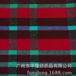 丰隆纺织 双面呢格子呢 双面双色格子呢	50%羊毛20%粘胶30%涤纶
