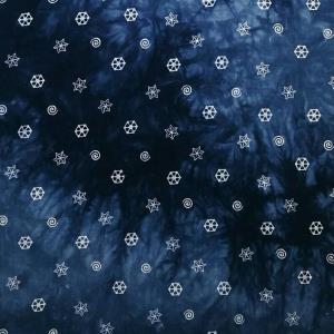 全棉印花扎染花布 现货*