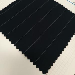 骏兴涤纶条纹风衣料*