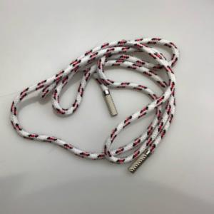 圆形红白绳带