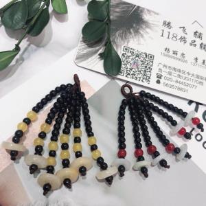 天然石珠小流苏