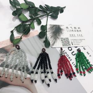 天然石珠小流苏