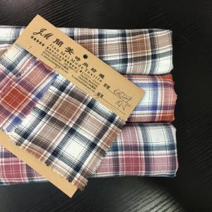 全棉色织斜纹格子
