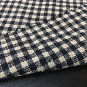 棉麻色织水洗格