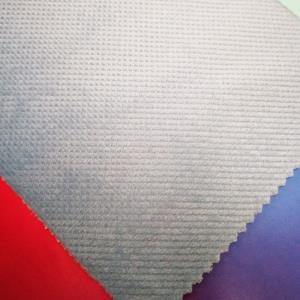斜纹全涤绒面休闲料*