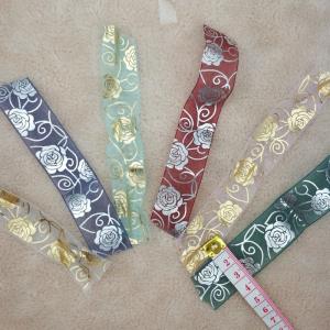 玫瑰花印花带