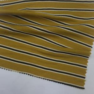 桦织采 针织色织条纹面料*