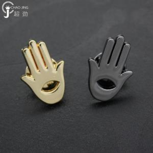 韩版别针扣时尚个性金色手掌徽章胸章领针