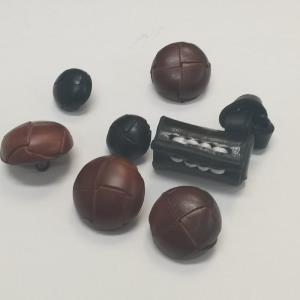 真皮手编扣*