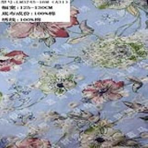蓝马-全棉绣花