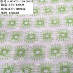 蓝马全棉绣花