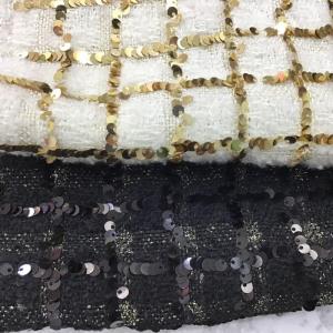 特殊工艺粗纺绣珠片