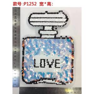 香水瓶亮片绣*