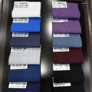 精纺羊毛防风＋拒水面料现货