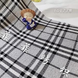 梭织涤纶人造丝方格