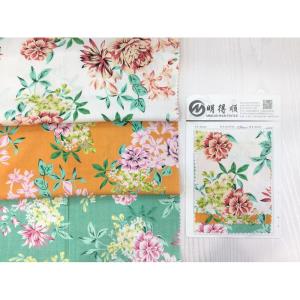 人棉竹节印花
