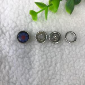333#珠光印花五爪扣