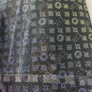 鼎晟国际 网孔印花外套短裤防晒服面料