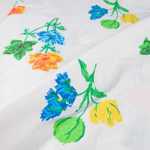 现货 锦纶花卉彩色叶子印花