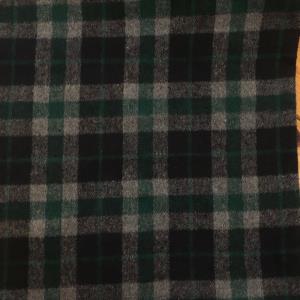 日本进口秋冬羊毛格子面料