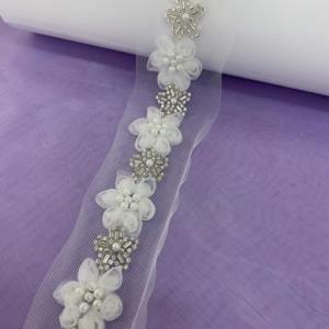 三合一盘带——蕾丝珍珠花边