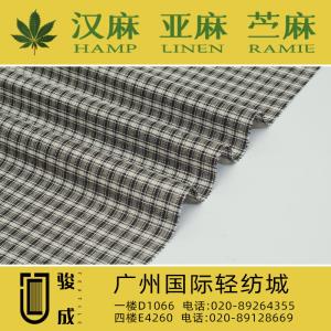 涤麻棉色织格 现货供应2023特别推荐 本档主营:玫瑰纤维,亚麻,汉麻,苎麻,麻棉,天丝麻,丝麻,锦麻,色织麻,砂洗麻,数码印花麻，皱麻,灯芯绒,牛仔,黄麻,仿麻等服装麻布面料,时尚面料,工艺面料,手袋面料,沙发面料。并免费提供色卡,欢迎各位客商前来参观选购! 咨询热线：020-89264355 ， 020-89128669