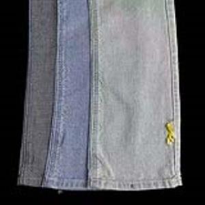 Colorful dot denim