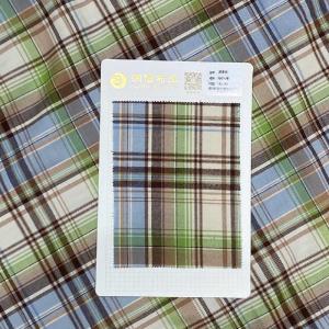 色织格纹外套面料