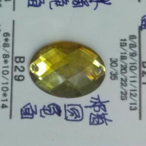 椭圆龟面亚克力钻
