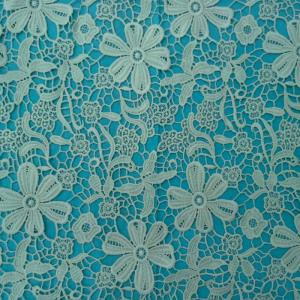 牛奶丝水溶花边满幅布料绣品绣花图案 宽90CM、100CM