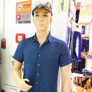 牛仔全棉皱布