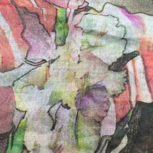 纯苎麻100支数码印