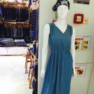 牛仔皱布