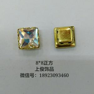 8*8正方花爪包玻璃