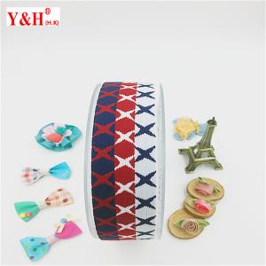 4cm间色五角星提花松紧 腰头橡筋